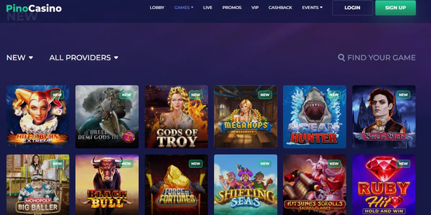 pino casino Gameplay